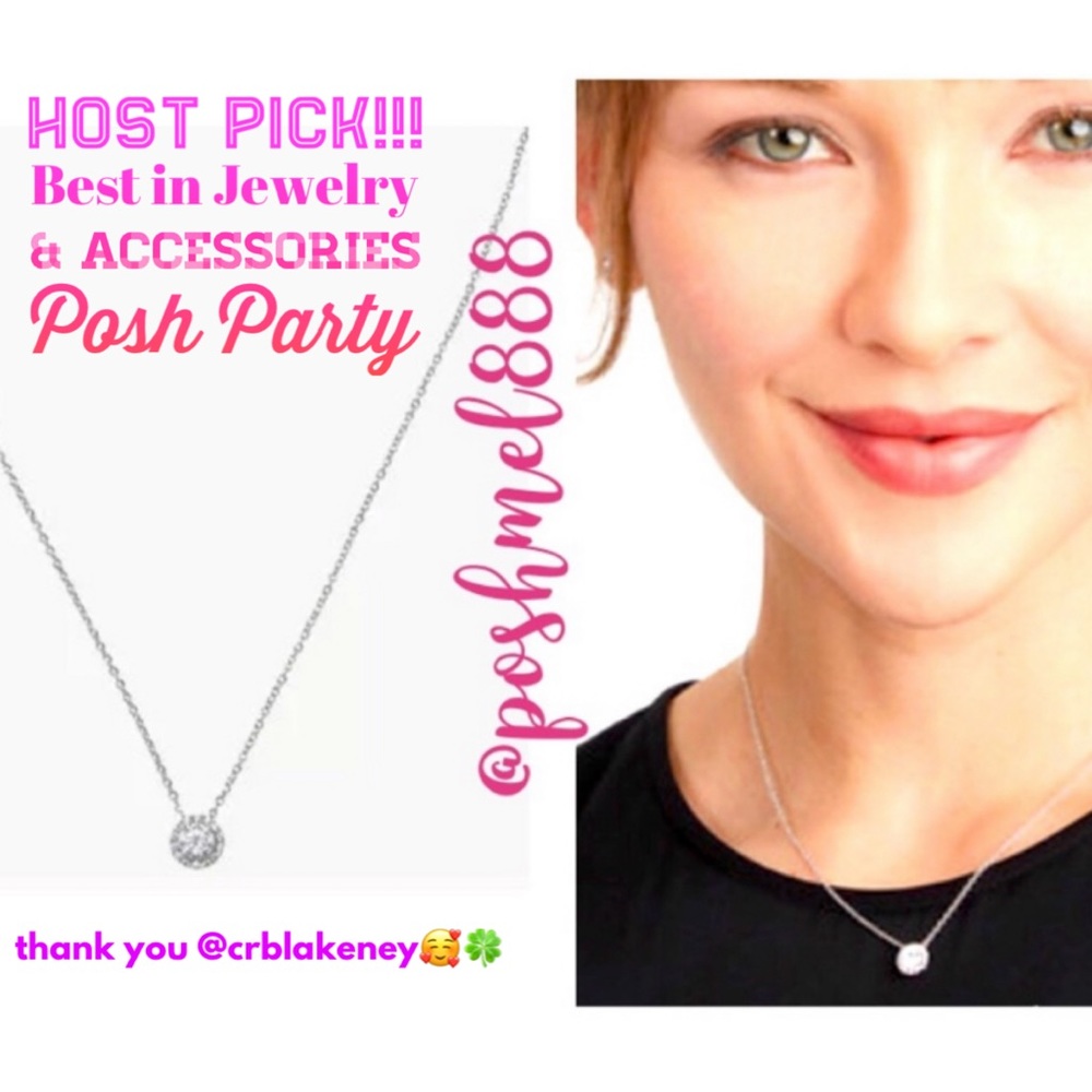 :: Stella & Dot | Shimmering Silver CZ Duchess Necklace - Retired
